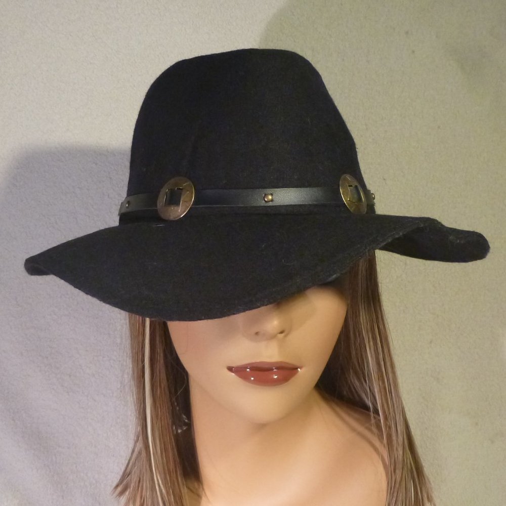Free Press Women's Western Style Floppy Brimmed Hat